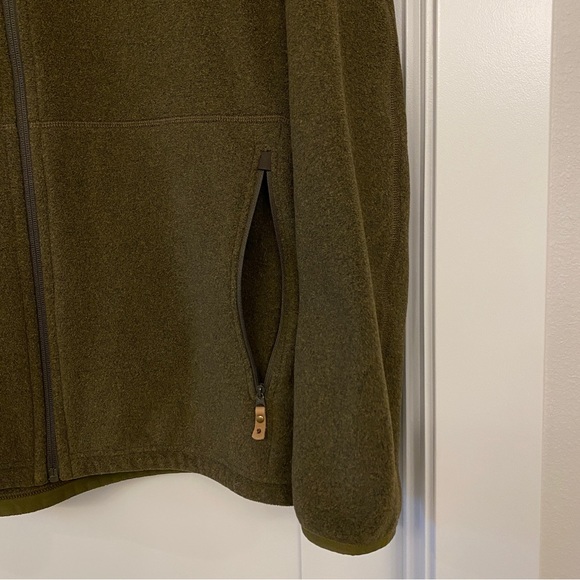 Fjallraven NWOT Mens Sten Fleece Jacket, XL, Olive Green - Picture 6 of 11